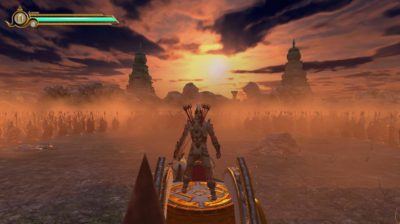 Screenshot of LoA - Legend of Abhimanyu being played