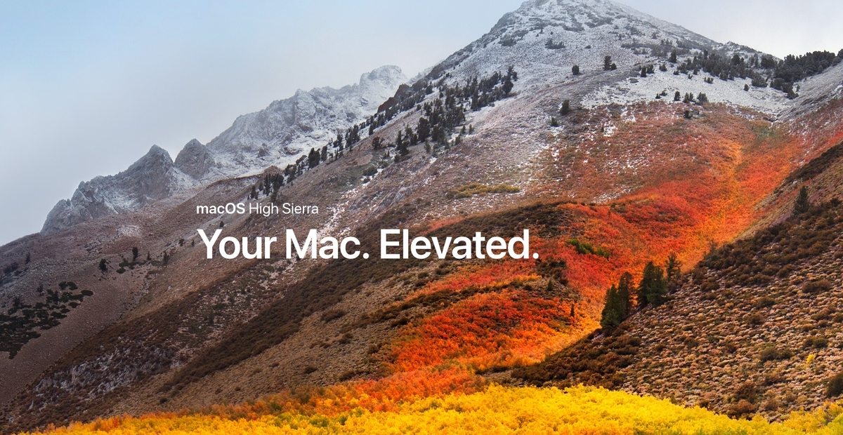 macOS High Sierra [For Representational purpose]