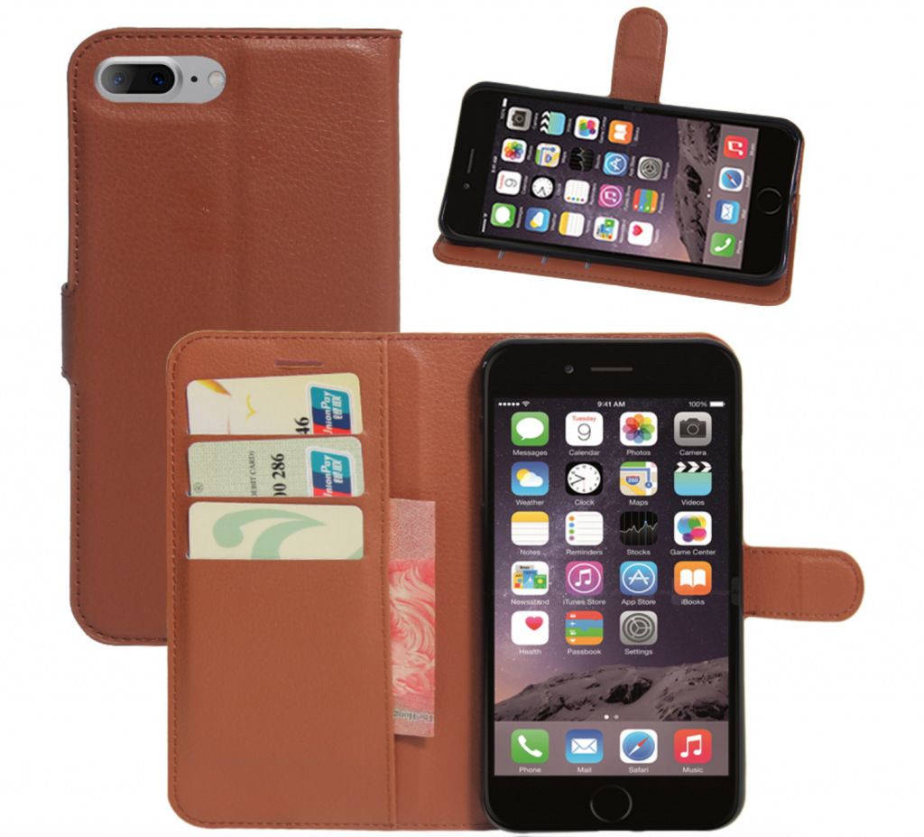 Luxury Kickstand Leather iPhone Xs Max Card Holder Case