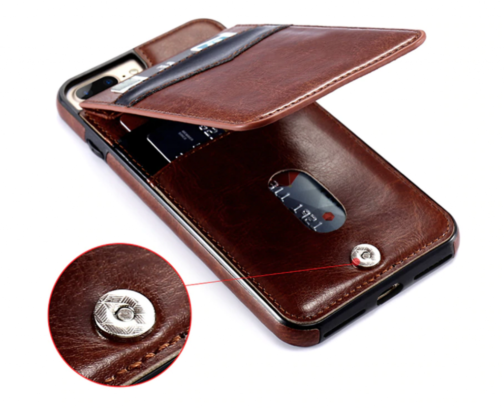 Luxury Leather Flip Wallet iPhone Xs Max Card Holder Case