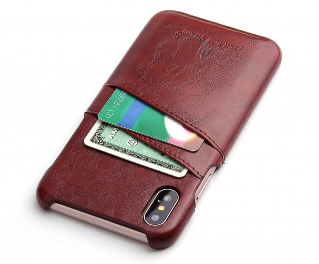 PU Leather Wallet iPhone Xs Max Card Holder Case