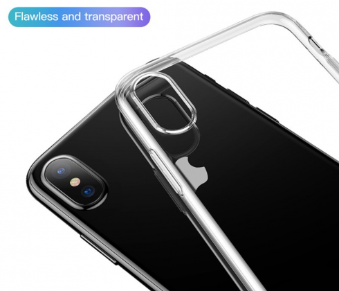 Soft Silicone Ultra Thin Transparent Case with iPhone