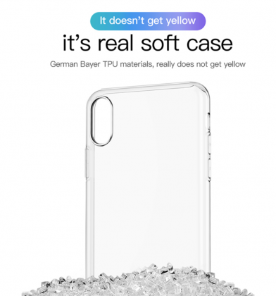 Soft Clear Silicone Ultra Thin Transparent Case