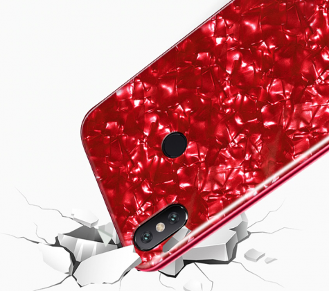 Cracked Tempered Glass Case