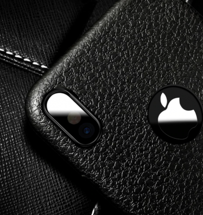 Ultra Thin Soft Leather Case Black Camera