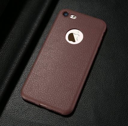 Brown Ultra Thin Soft Leather Case