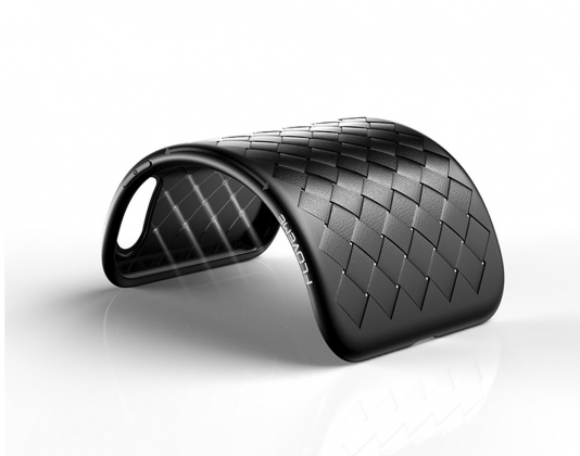 Bending Grid Weave Silicone Case